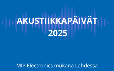 MIP mukana Akustiikkapäivillä 2025 Lahdessa